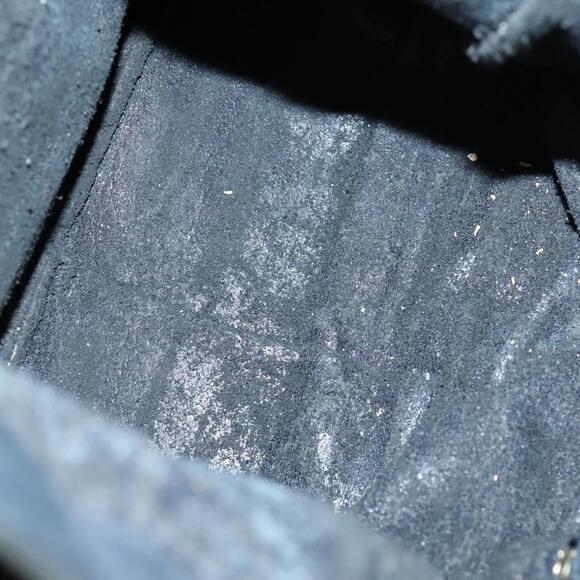 GUCCI Bamboo Shoulder Bag Suede 2way Black Gold 001 1781 1577 Auth 141499 - Picture 10 of 16